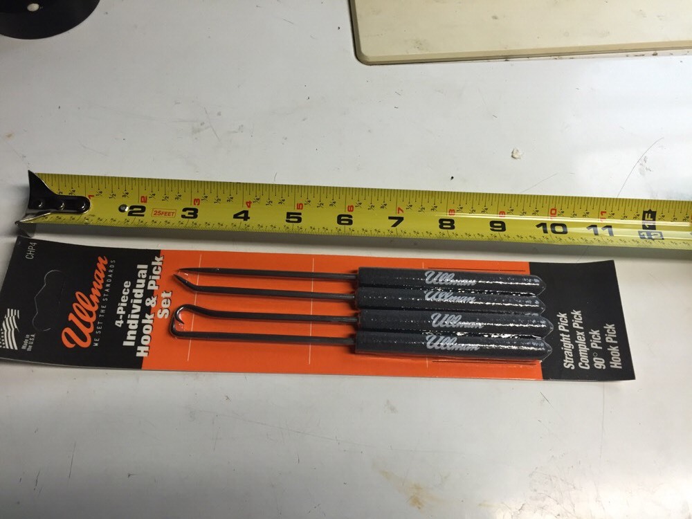 Ullman Devices Corp. CHP4 4-piece 7" Long Hook And Pick Set *Made In USA* gallery