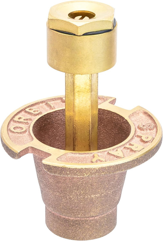5-Pack 54070 Brass Pop-Up Flush Head Sprinkler with Full Pattern Spray Nozzle gallery