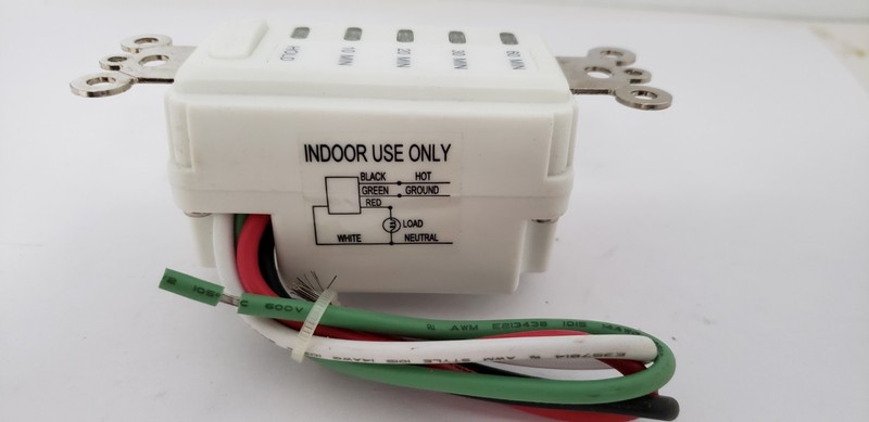 INTERMATIC EI210W (EI210) ELECTRONIC COUNTDOWN TIMER, 10-60 MIN, 15A 120VAC, NIB gallery