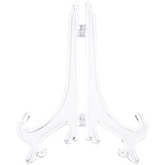 Bard’s Hinged Clear Plastic Stand, 7″ H x 5.5″ W x 4.5″ D (For 7″ – 8.5″ Plates)