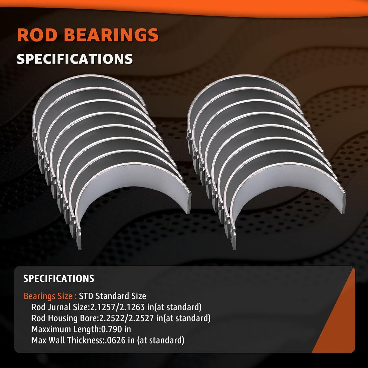 STD Main Rod Bearings Kit For Dodge Chrysler 5.7 6.1 6.4L gallery
