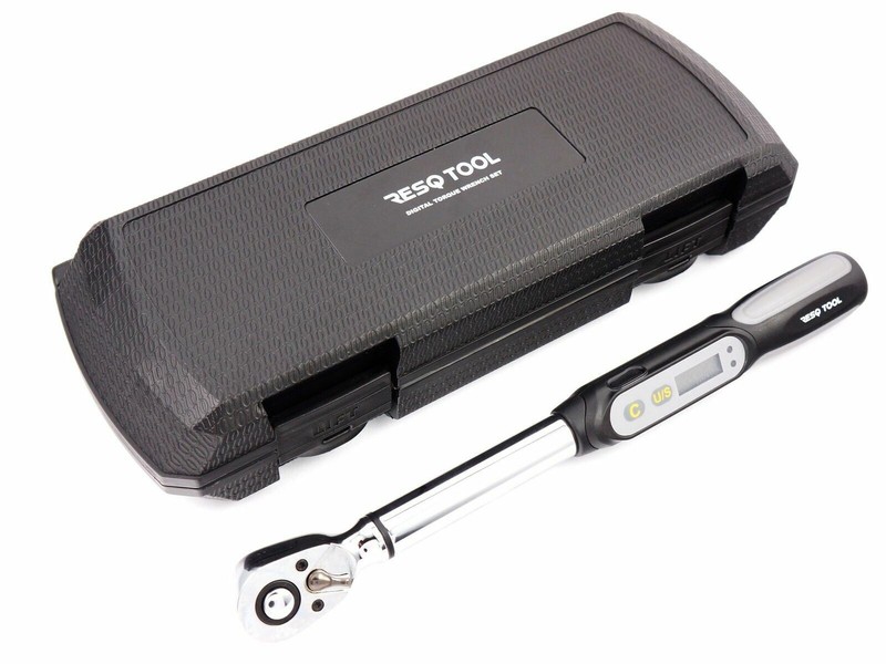 Resq 3/8" Digital Electronic Torque Wrench 1-85Nm 9-752in.lb reversible ratchet gallery