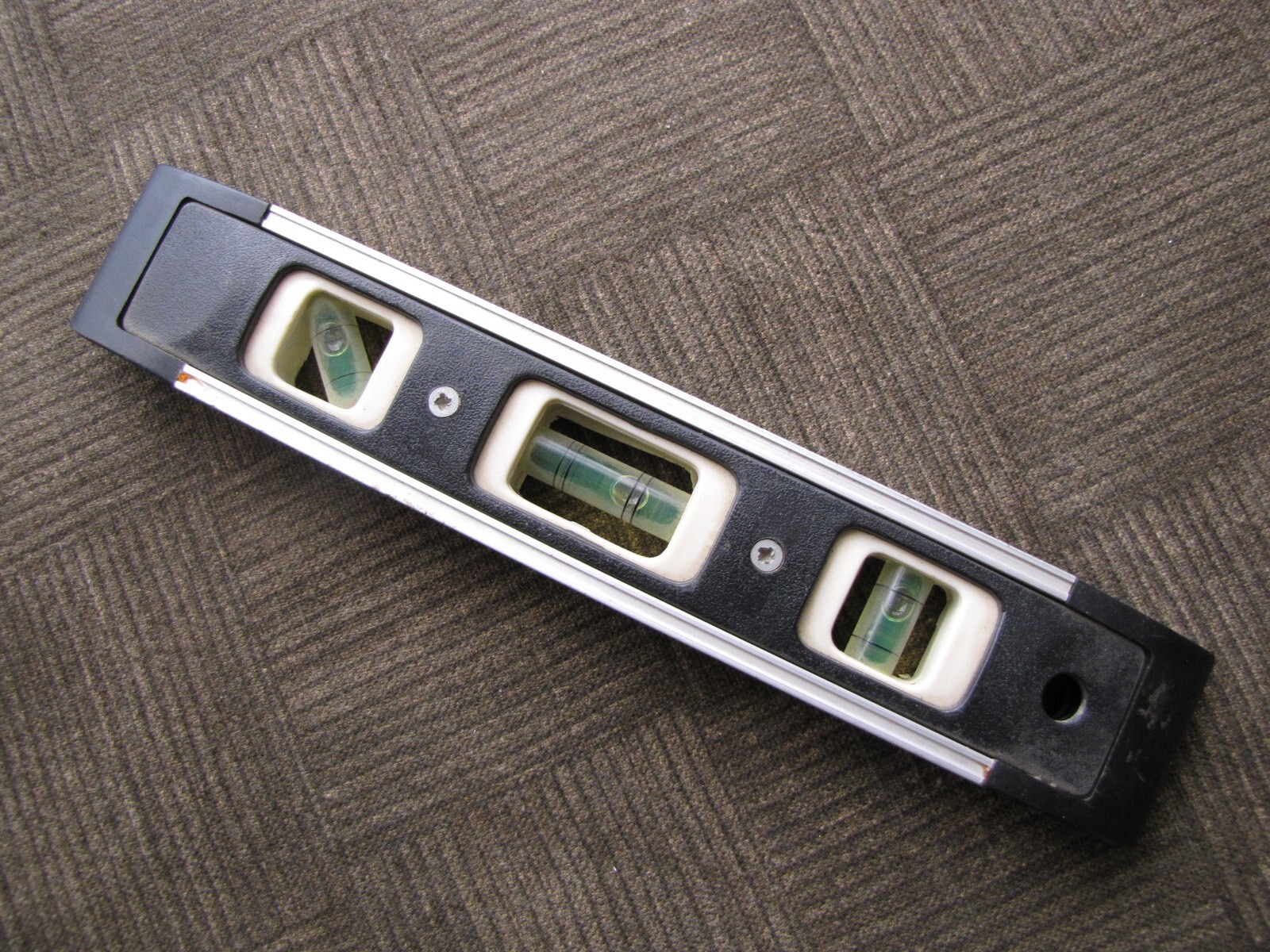 Torpedo Magnetic Level 9" Aluminum / Plastic with 3 Bubbles 45-90 & 180 Degrees gallery