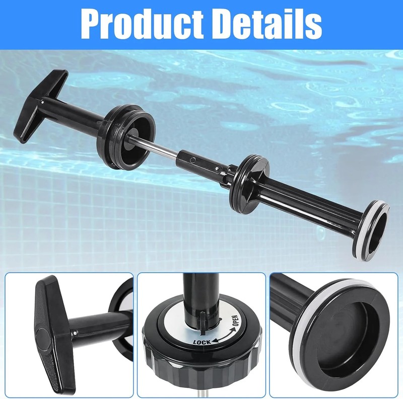 SPX0410BA Black Handle and Piston Assembly Compatible with Hayward 2 inch SP0410 gallery