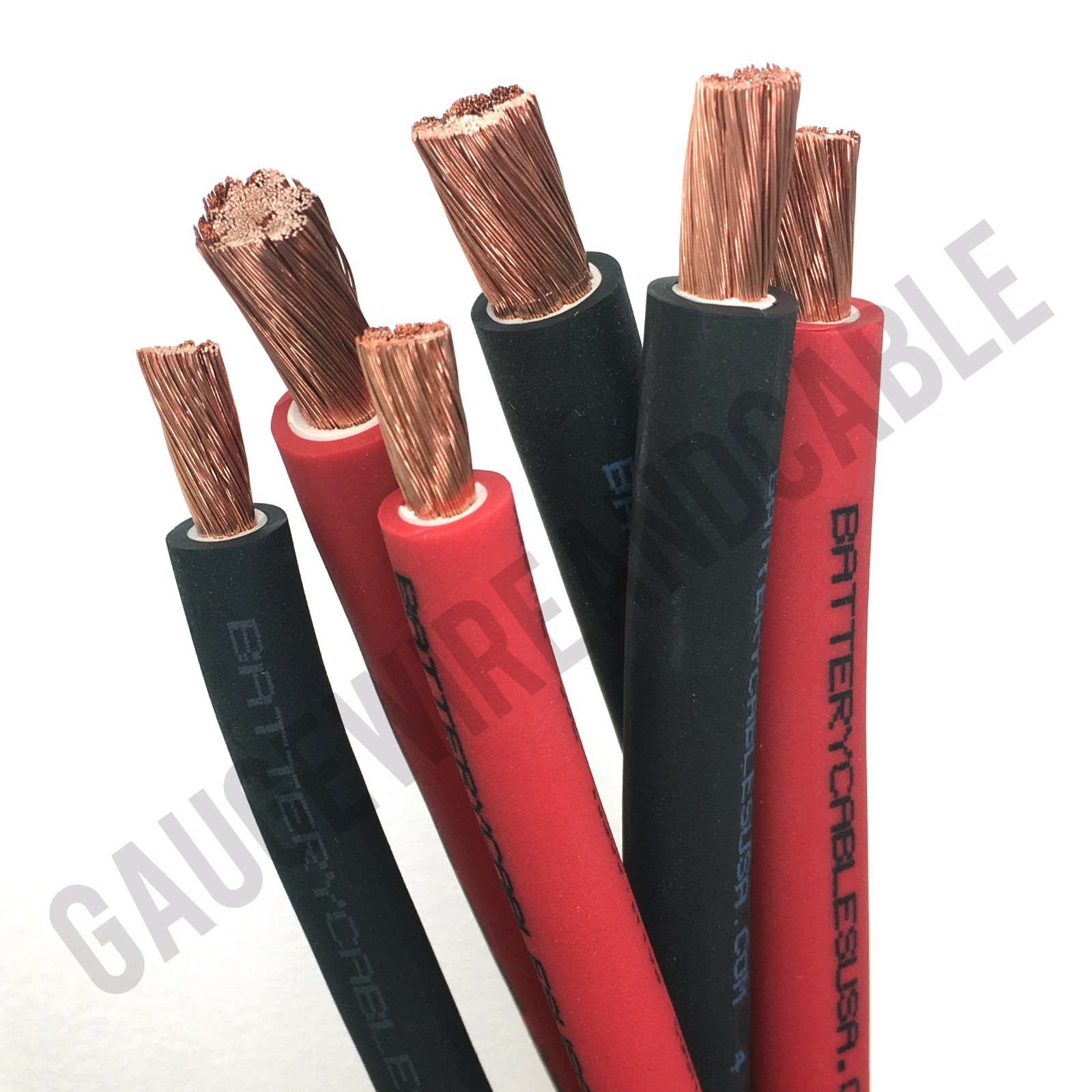 Extreme Battery Cable Flexible OFC Copper 6, 4, 2, 1 Gauge AWG Size By the Foot gallery