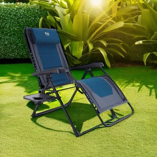 Zero Gravity Chair Oversized 350lb Capacity Padded Recliner Blue TIMBER RIDGE gallery