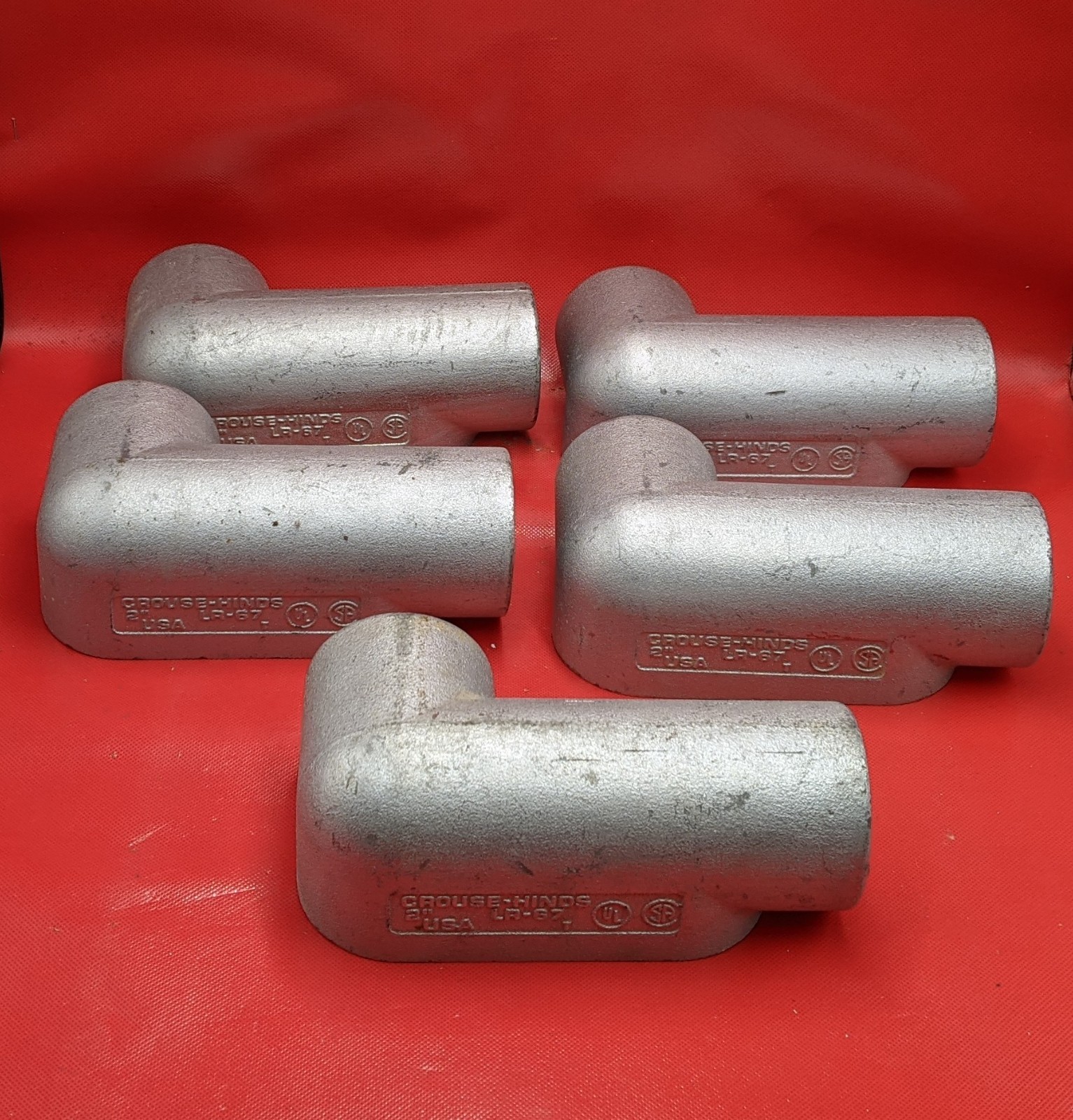 GROUSE HINDS LR67 2" CONDUIT OUTLET BODY SET OF 5 WD-17412 *FINAL SALE* gallery
