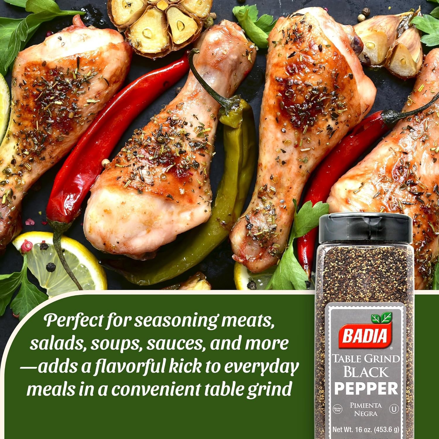 Badia Complete Seasoning,All-Purpose Spice Blend (Select Flavor& Size) gallery