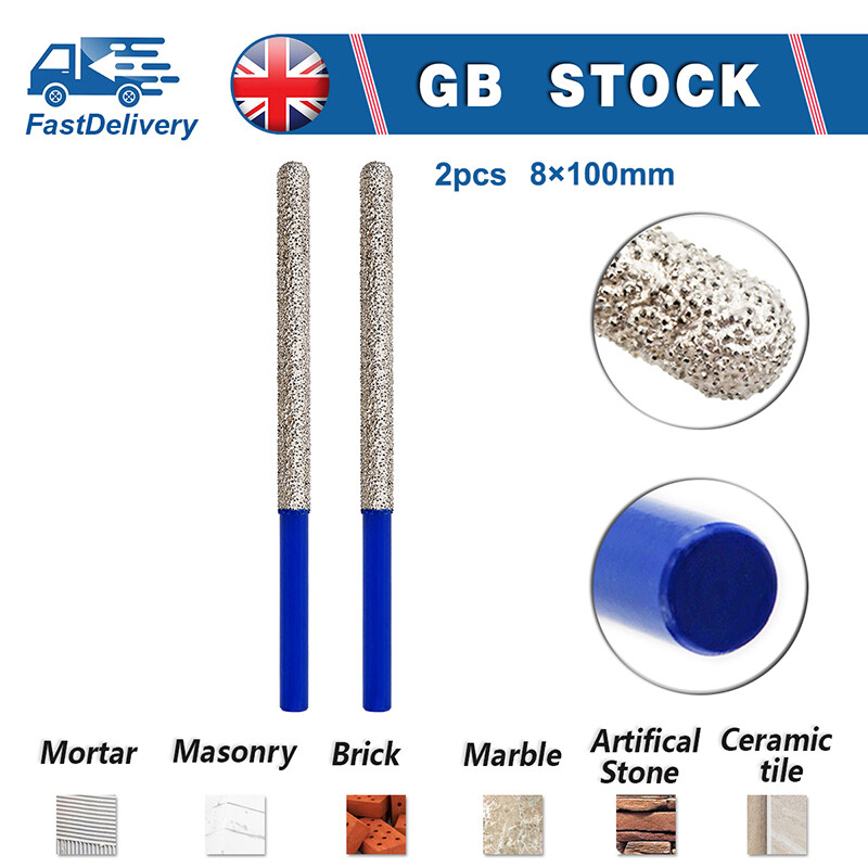 Diamond Mortar Raking Bit 7.2mm Coarse Raking Brick Stone Removal How Saw 2pcs gallery
