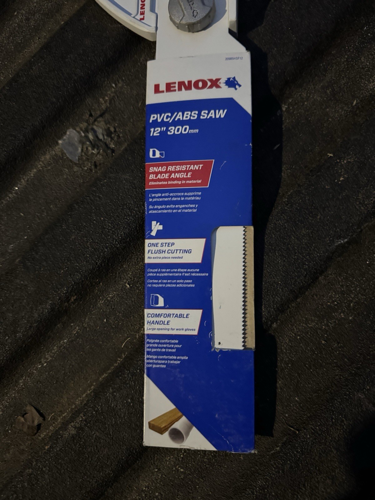 Lenox 20985HSF12 12″ PVC / ABS Plastic Pipe Hand Saw gallery