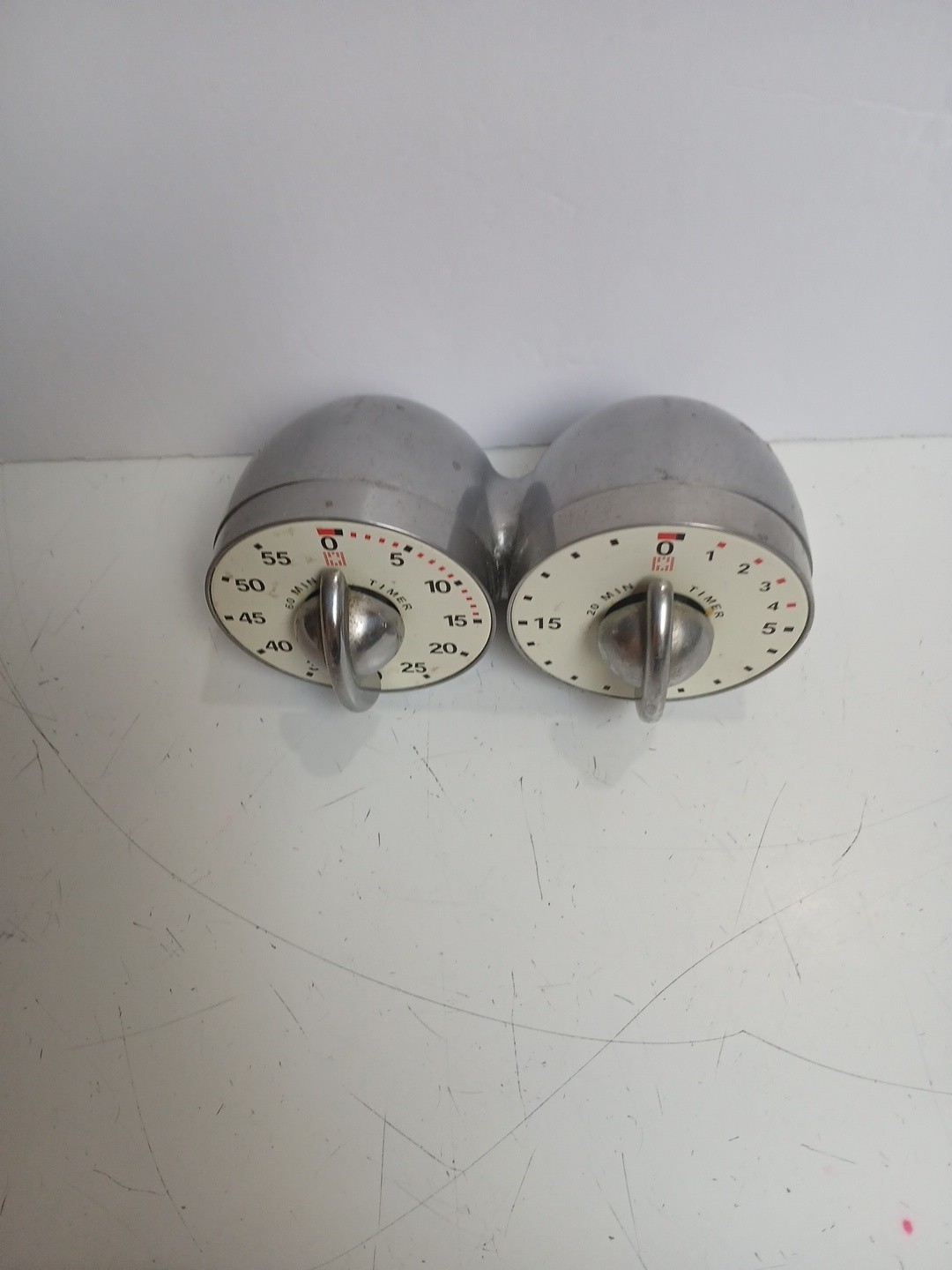 VTG Bengt Ek Designs Sweden Double Timer 60/20 Minutes MCM Aluminum Timer gallery