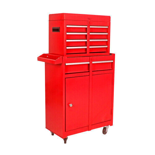 5 Drawer Rolling Tool Chest Tool Storage Cabinet & Tool Box Cart with Wheels gallery