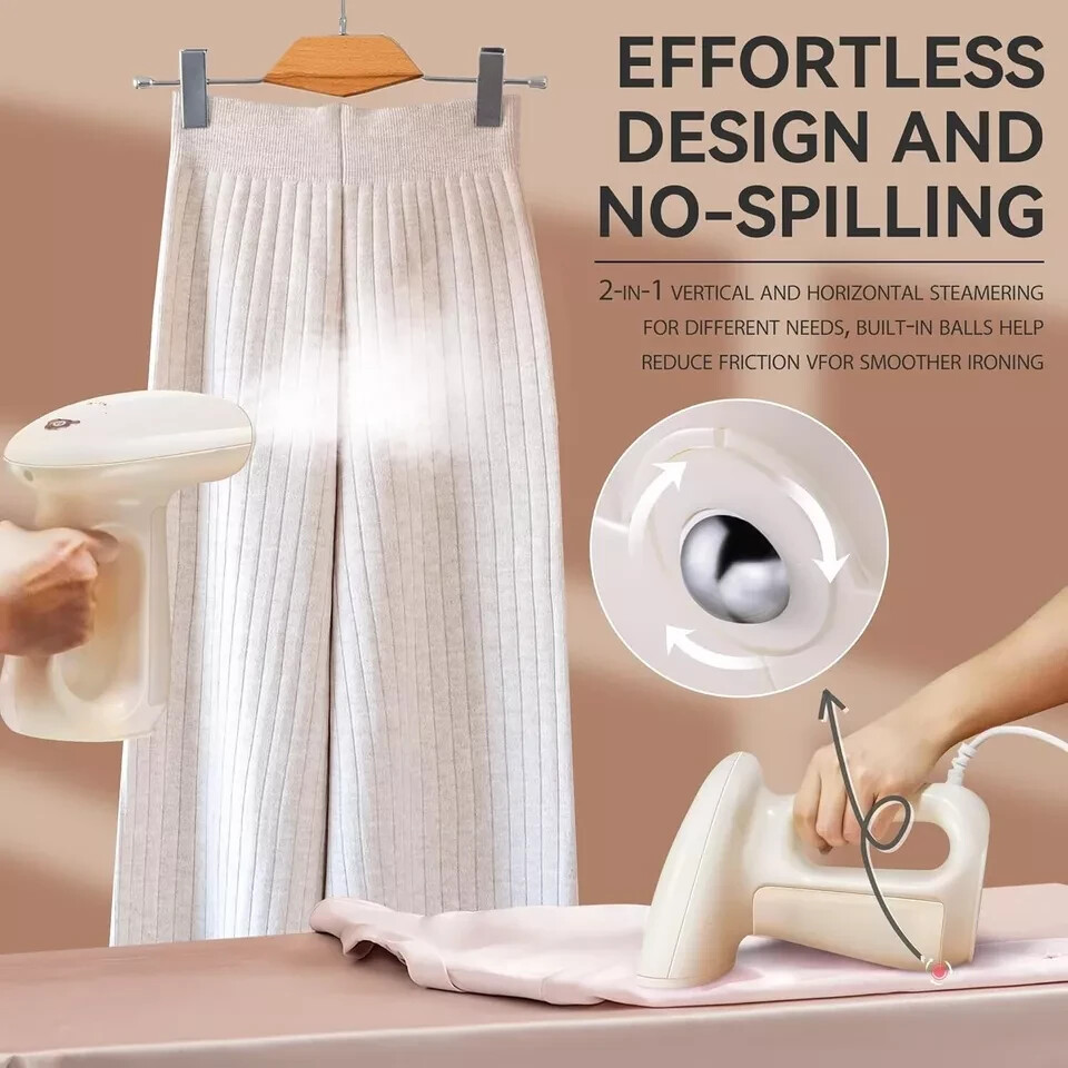 Bear Steamer for Clothes, Handheld Clothes Steamer, 1300W Strong Power Garment gallery