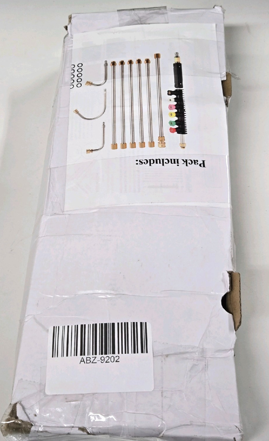 Sealegend 10FT Gutter Cleaner Wand Kit, 4000 PSI, 1/4" Quick Connect, 6 Tips gallery