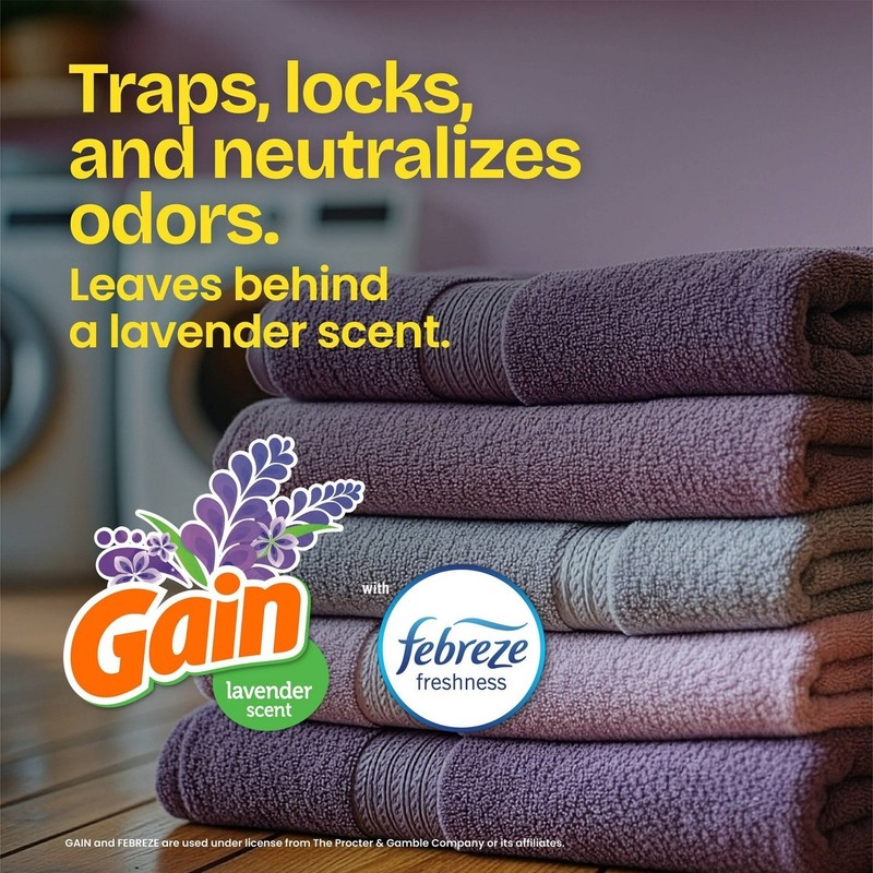 Glad ForceFlex Tall Kitchen Drawstring Trash Bags - Febreze Lavender-13gal/100ct gallery