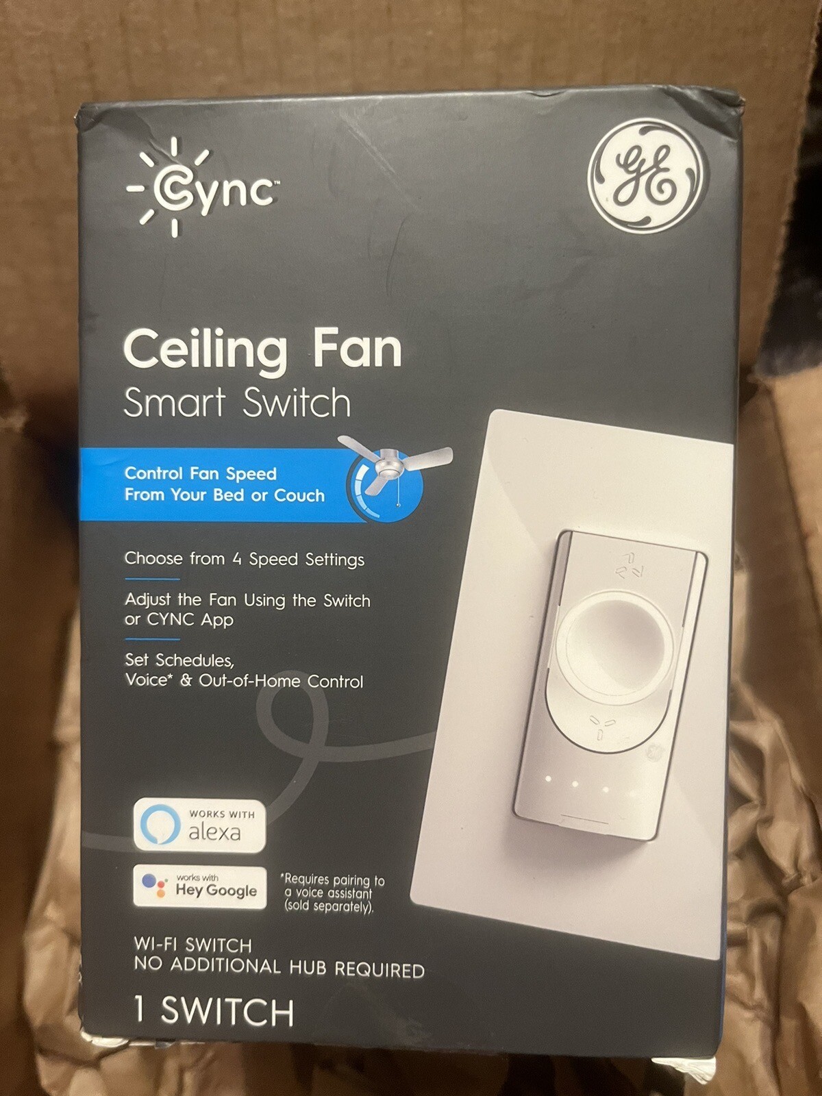 Cync Ceiling Fan Smart Switch (WI-FI SWITCH. NO ADDITIONAL HUB REQUIRED) gallery