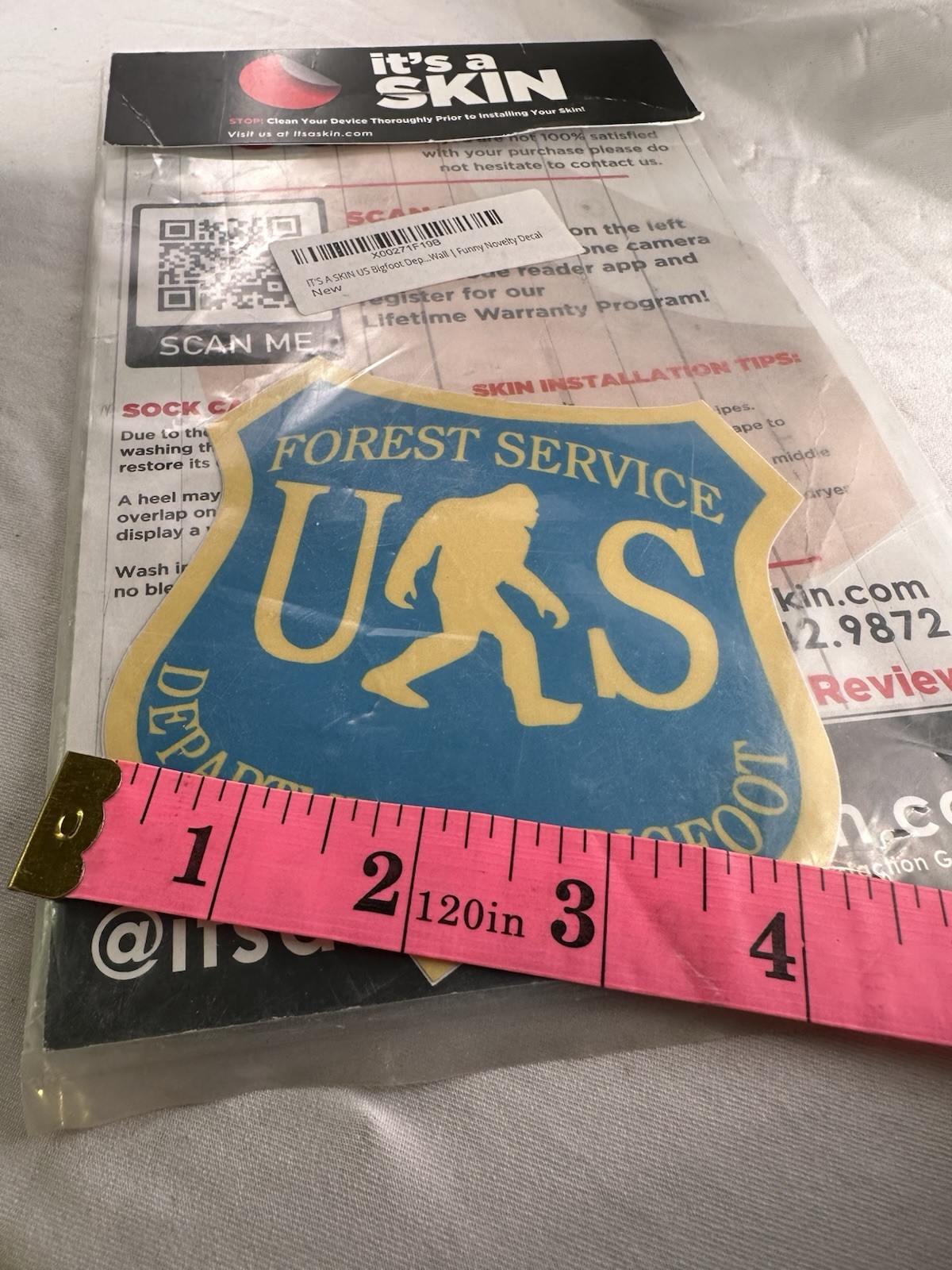 Big Foot Sasquatch Yeti Decal Sticker - Forest Service Department gallery