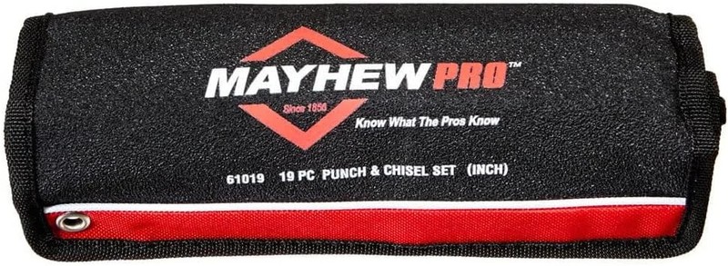 Mayhew Tools 61019 Punch and Chisel Set, 19-Piece, Black Oxide Finish gallery