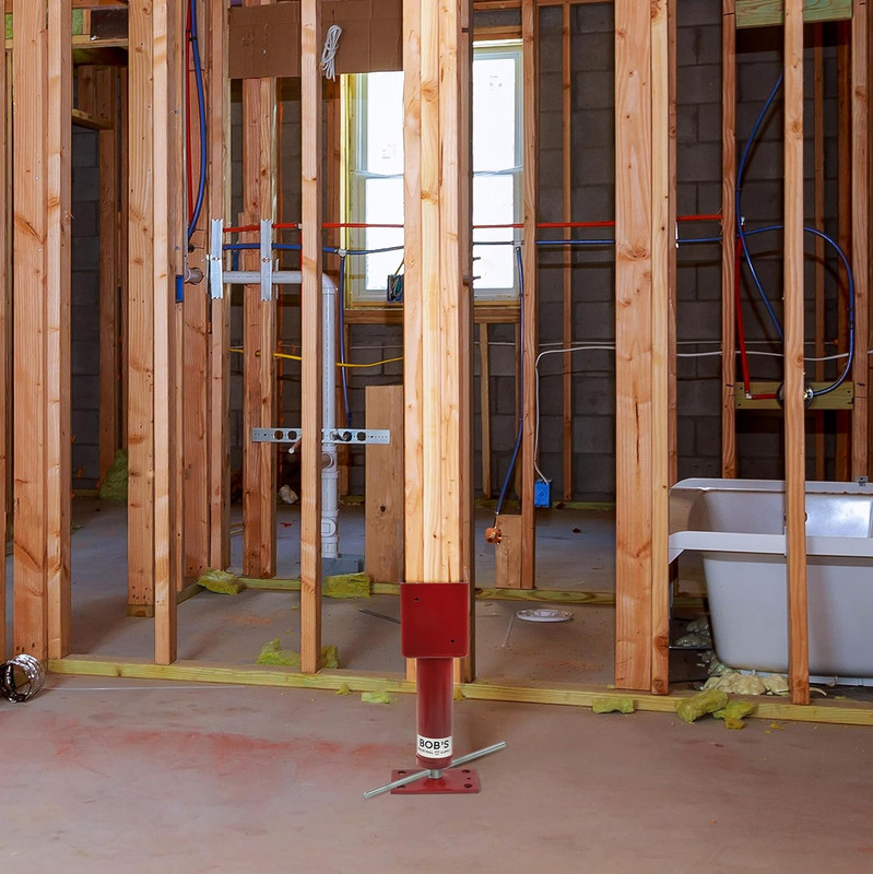 Screw Jack Post 1 Pack - Temporary House Jacks for Leveling 4X4 Crawlspace Basem gallery