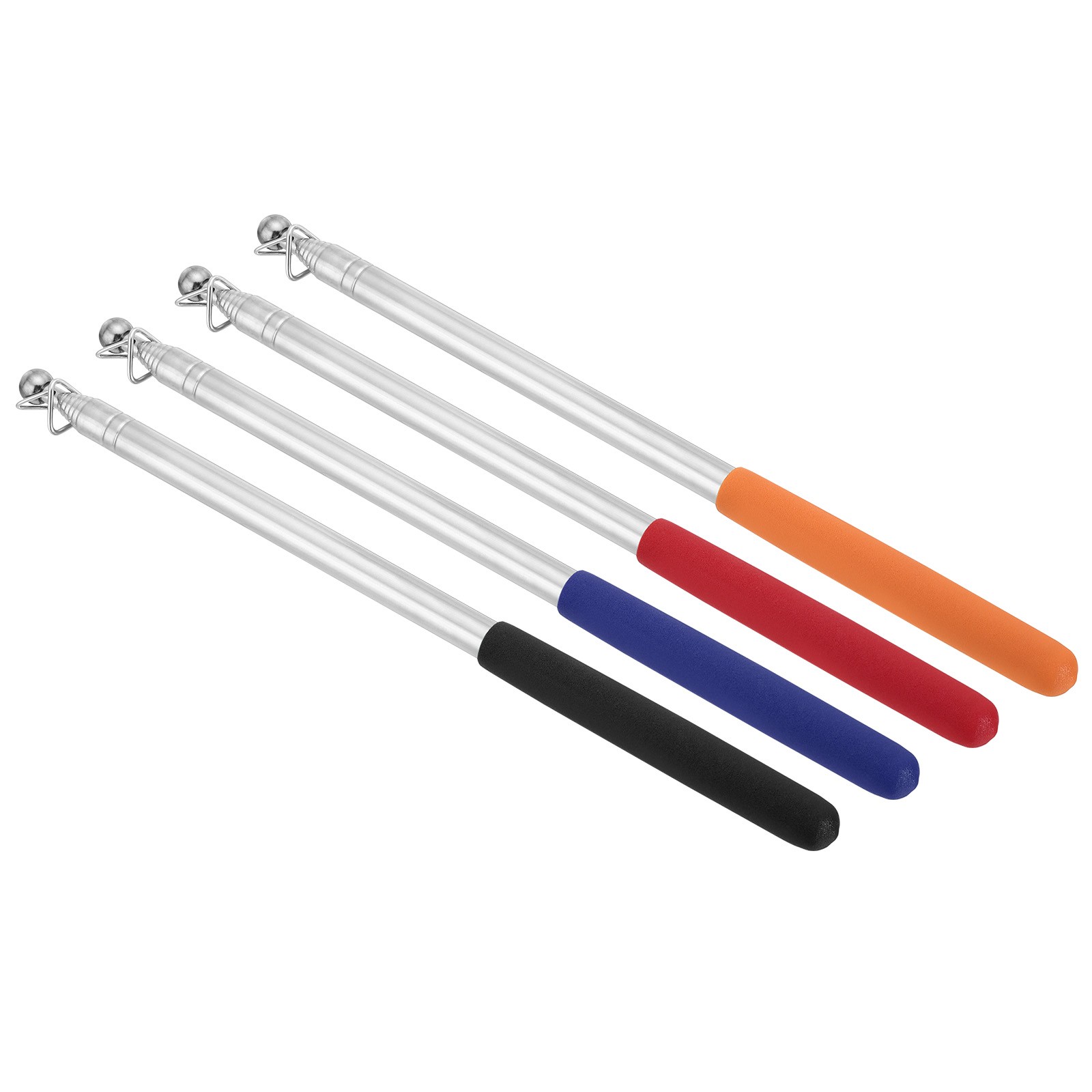 1.6M/5.2ft Telescopic Handheld Flagpoles,4Pcs Pointer Stick 4color gallery