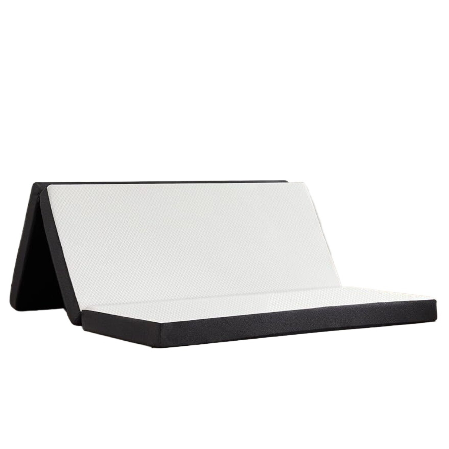 Tri-Fold Folding Mattress 3 inch Memory Foam Mattress Topper with Washable Cover gallery