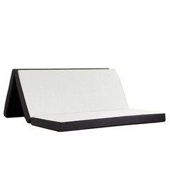 Tri-Fold Folding Mattress 3 inch Memory Foam Mattress Topper with Washable Cover