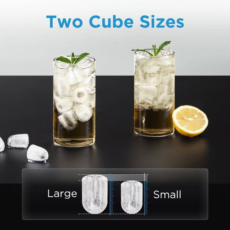 Midea Ice Maker Countertop, Bullet Ice, 26 lbs Daily Production, 2 Ice gallery