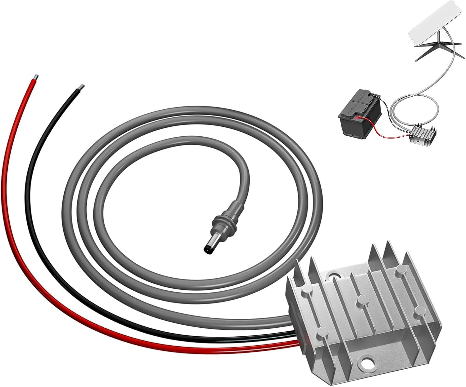 Starlink Mini 12V Adapter, DC 12V Power Cord Converter 30V 3A Conversion Kit DC gallery
