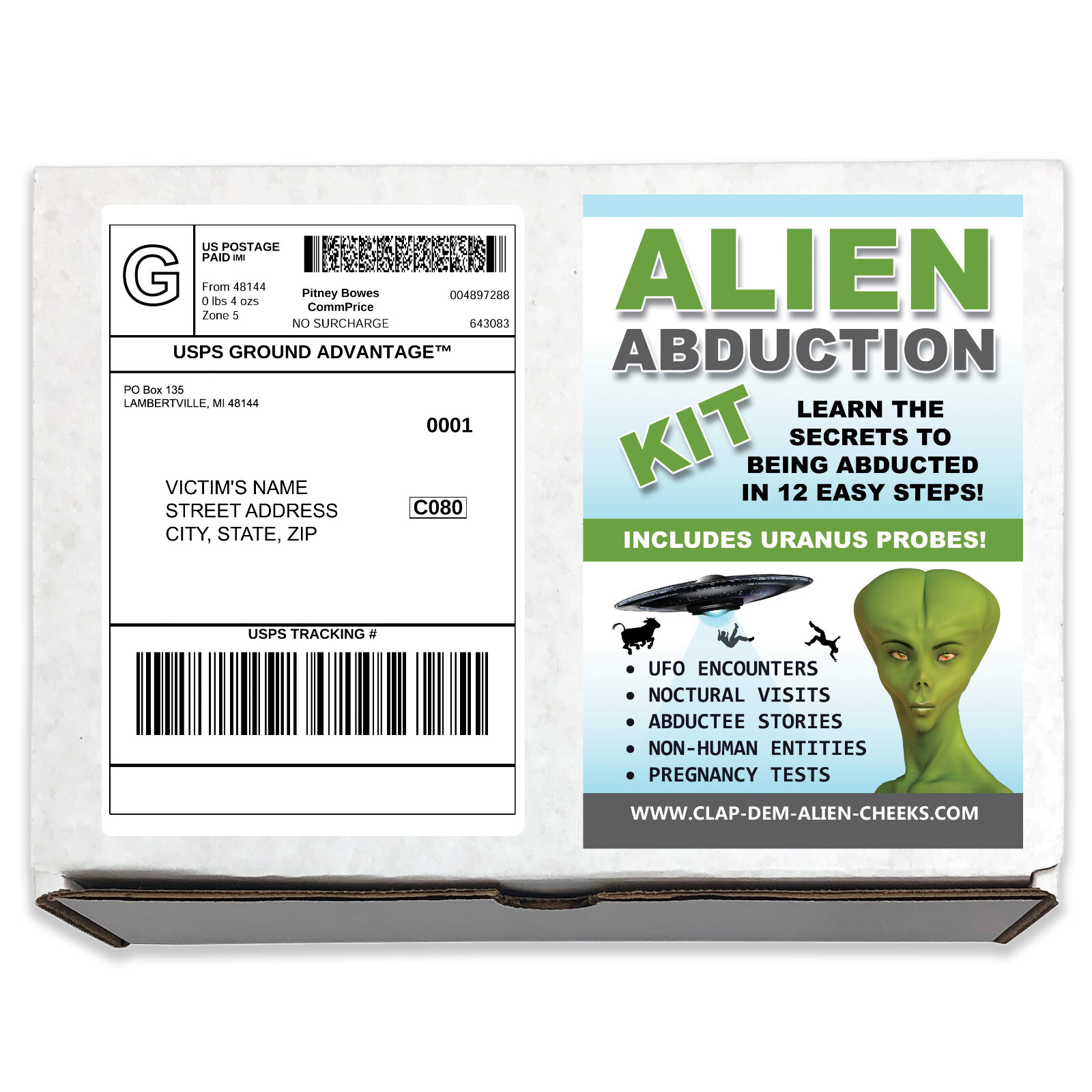 Prank Alien Abduction Kit Joke Mail Sent to your Friends for Sheer Enjoyment! gallery