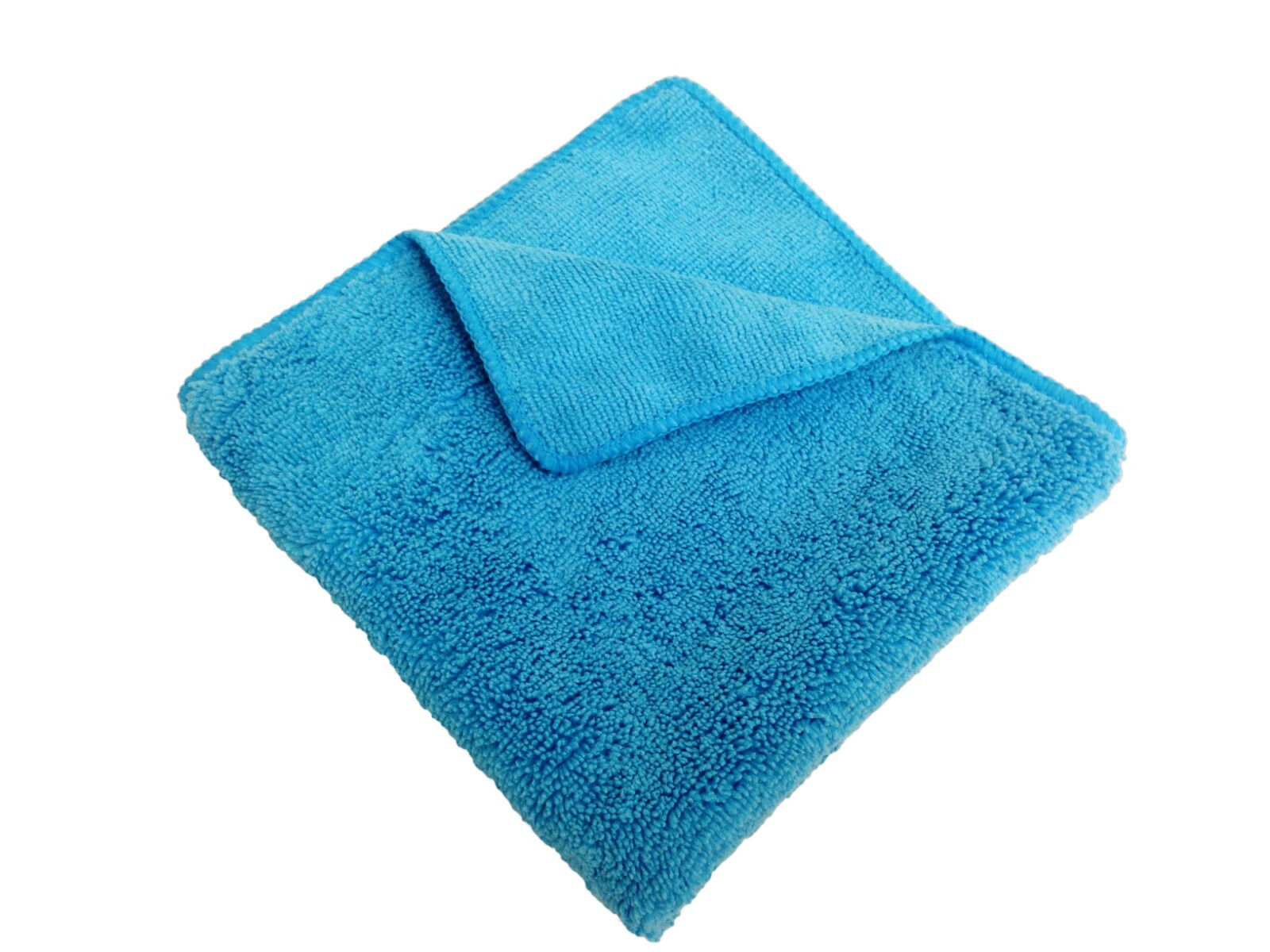 120 Case Microfiber 16"x16" Cleaning/Detailing Cloths EXTRA PLUSH 400GSM L. Blue gallery