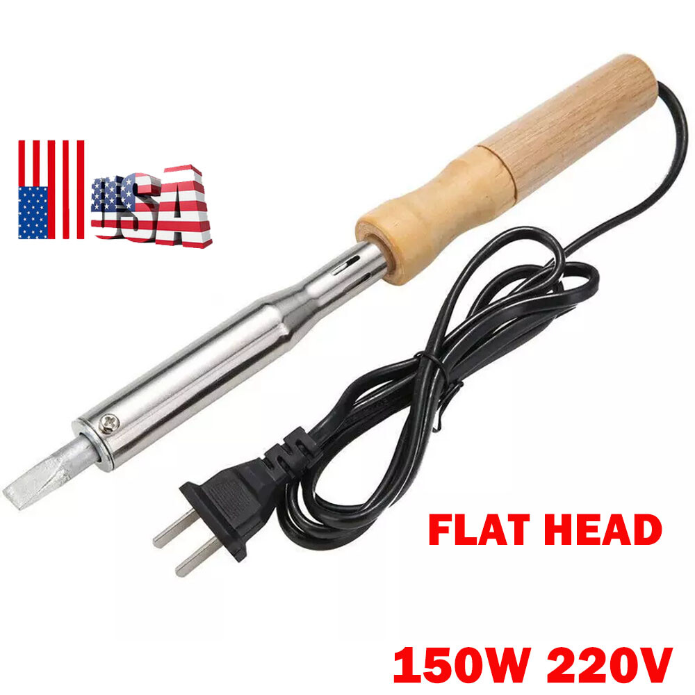 150W 220V Electric Soldering Iron Chisel Tip Welding Pen Soldering Tool HOT gallery