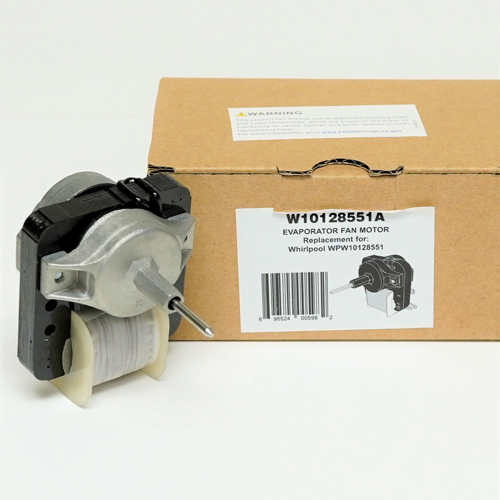 Refrigerator Freezer Evaporator Fan Motor for Whirlpool Maytag W10128551 gallery