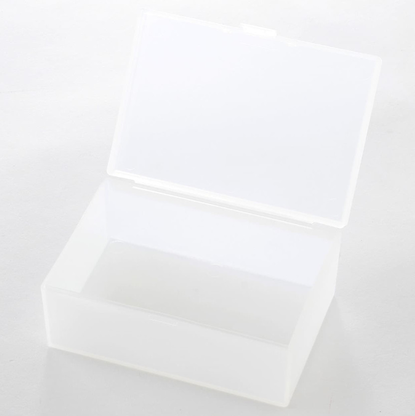 MUJI Polypropylene CASE Large Size 75 x 110 x 46 mm Storage Box RARE Limited gallery