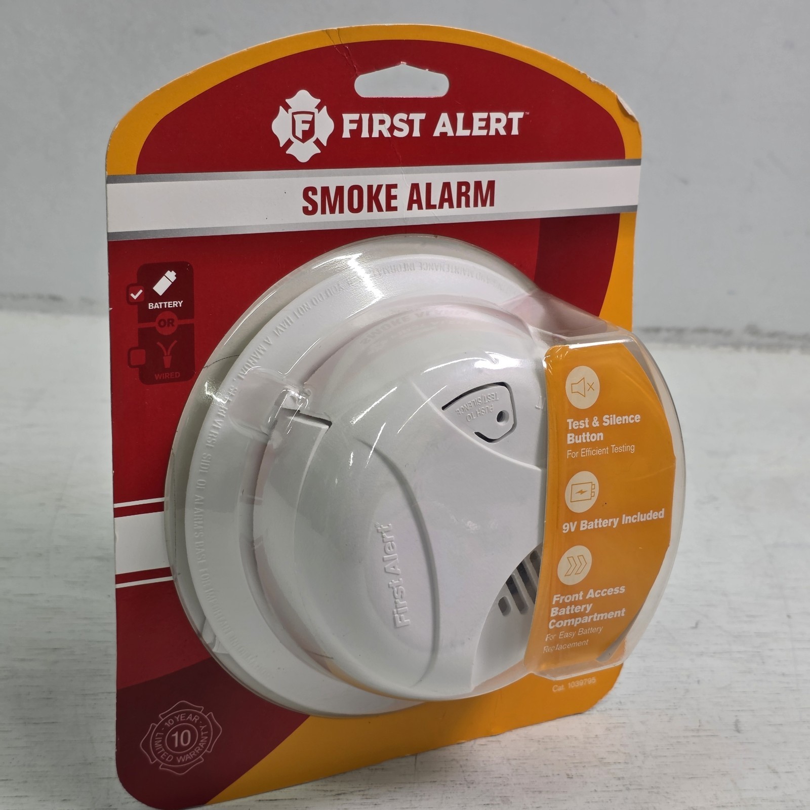 First Alert Battery Ionization Smoke Alarm Detector Safety All Rooms 1039796 NEW gallery