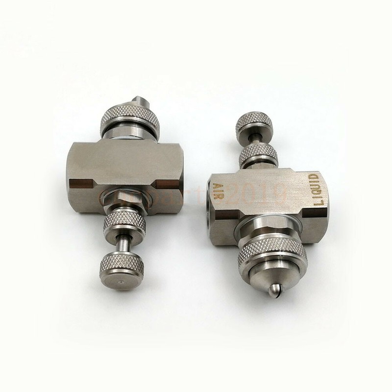 1/4" Stainless air atomizing nozzle Adjustable spray atomizing humidify nozzle gallery