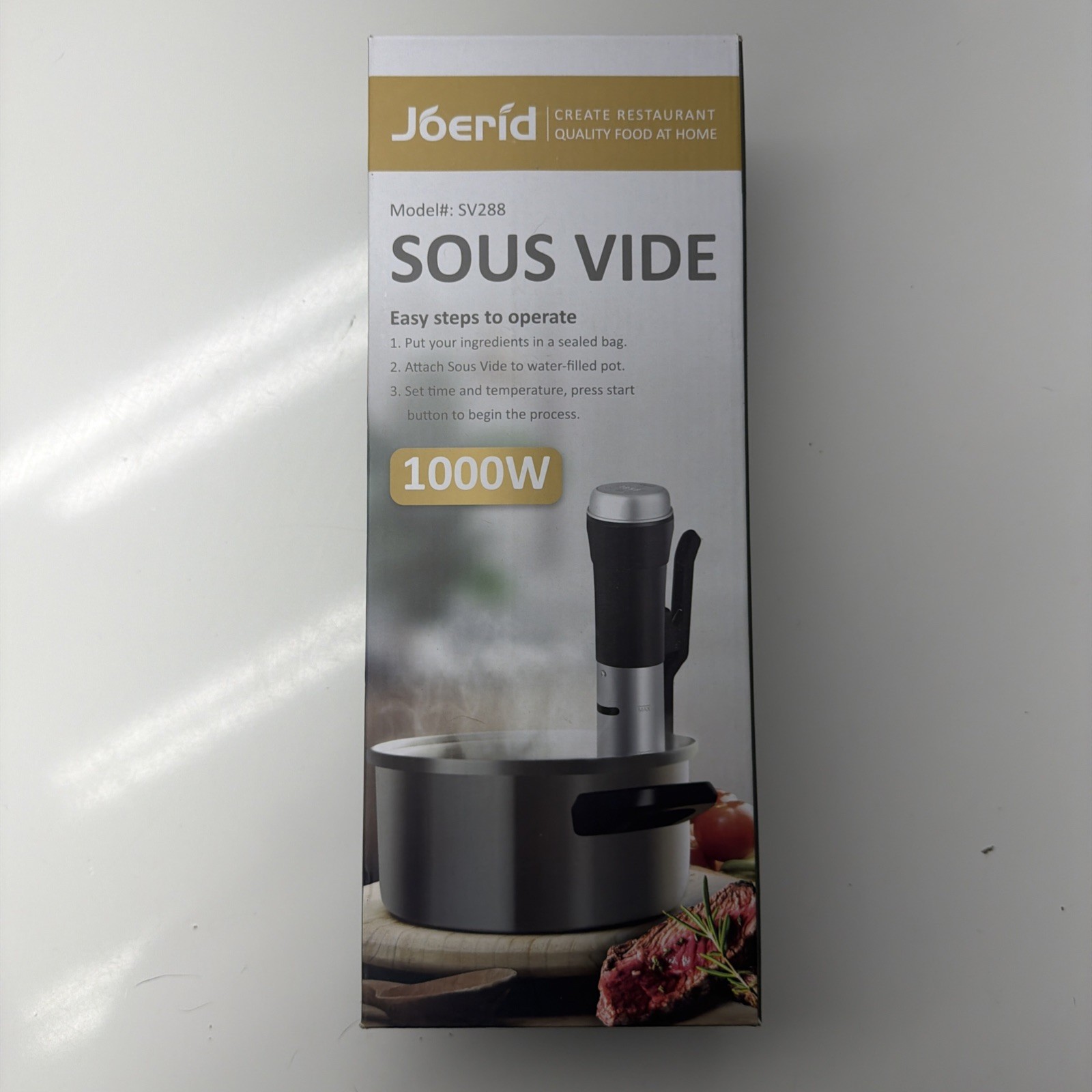 Joerid Sous Vide Cooker - Model SV288 - 1000W - New In Box gallery