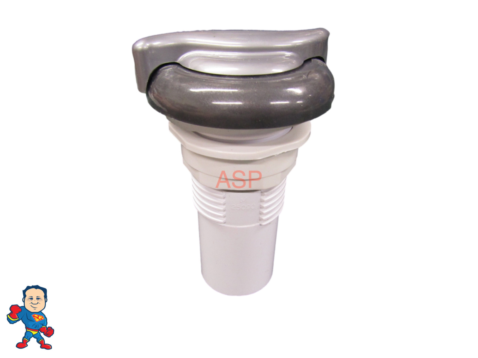 Air Control Valve "S" Handle Sliver and Graphite 1" Spa Hot Tub gallery