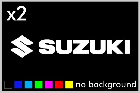 (2) Suzuki Sticker Vinyl Decal Motorcycle Helmet Tank Bike 600 750 1000 1100 gallery