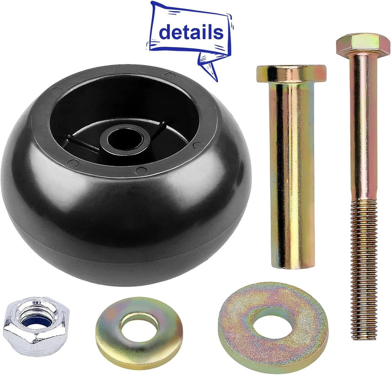 4x Mower Deck Wheels Kit For Exmark 103-3168 116-9981 Kubota Anti Scalp Wheel gallery