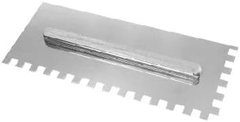 8-Piece Tile Trowel Set in Stainless Steel - 1 Changeable TPR Handle with Square gallery