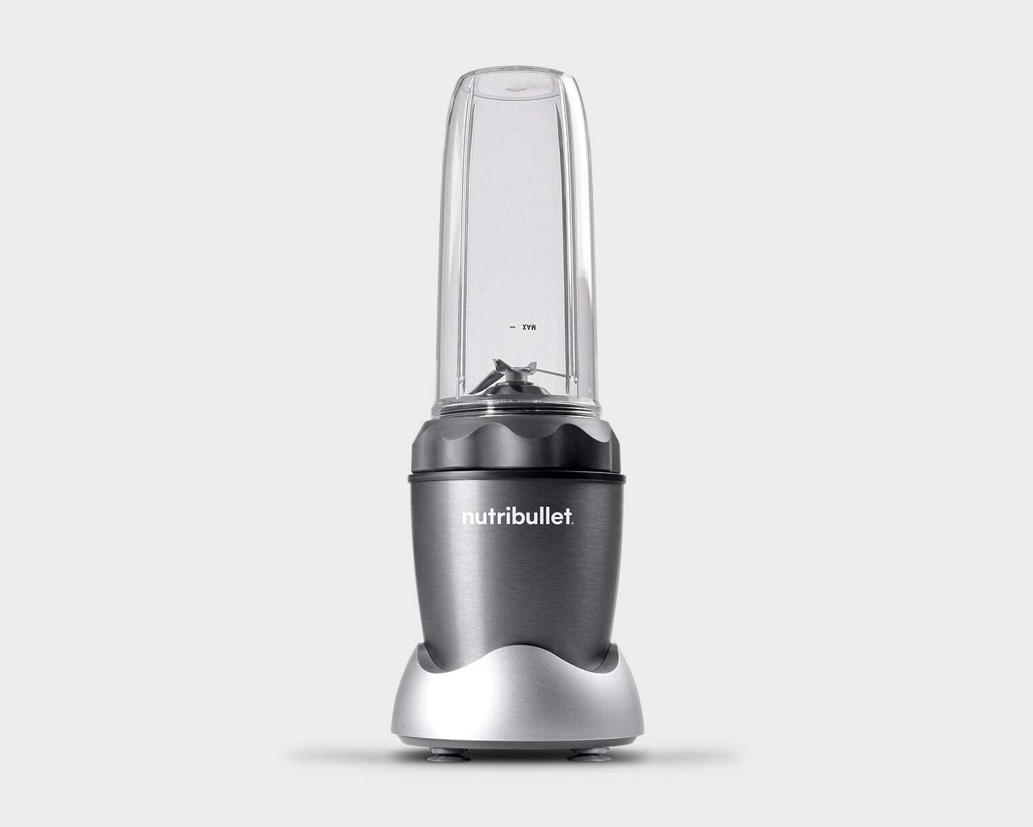 NutriBullet NB50100C Pro 1000 Single Serve Blender 7-Piece Set, Gray (Used) gallery