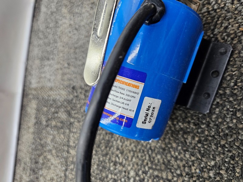 TecHome TH302 Portable Transfer Pump 115 Volts 60Hz 330 GPH Max Flow Rate gallery