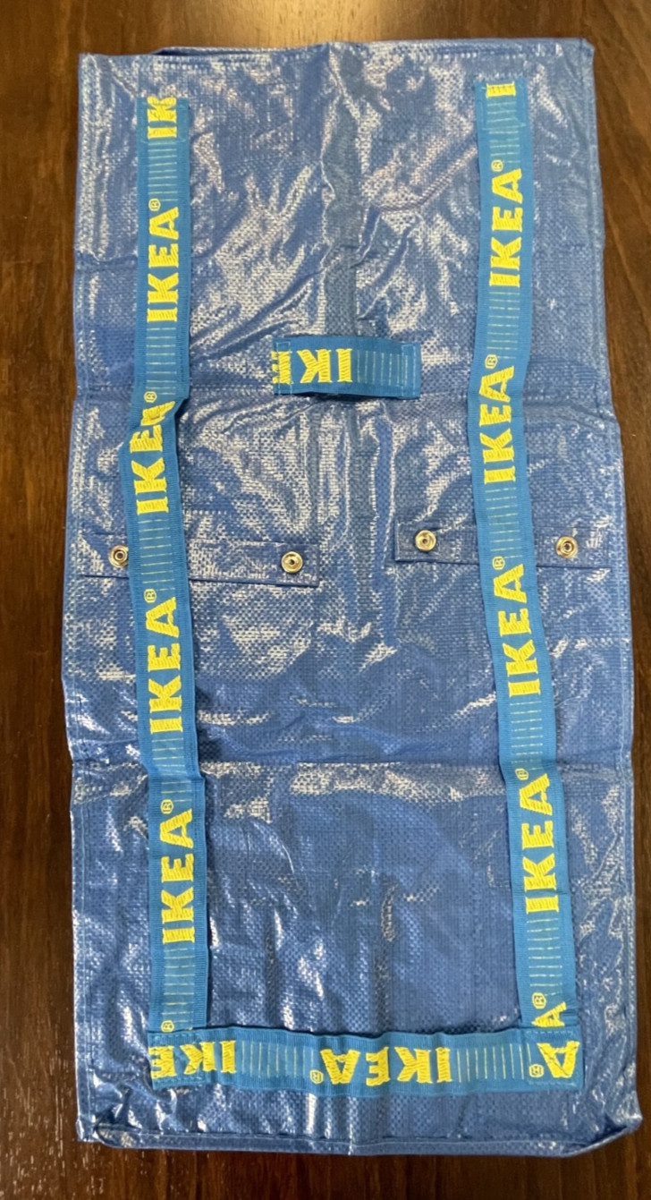 Ikea Storage Bag, Laundry - Blue -- SET of 10 NEW! Free shipping gallery