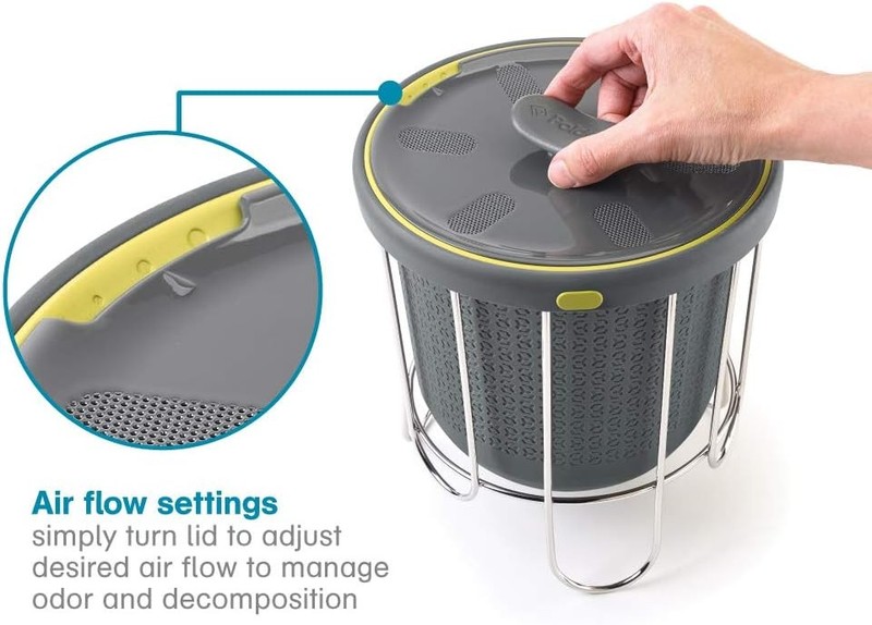 Kitchen Composter-Flexible Silicone Bucket inverts Emptying & Cleaning no Need gallery