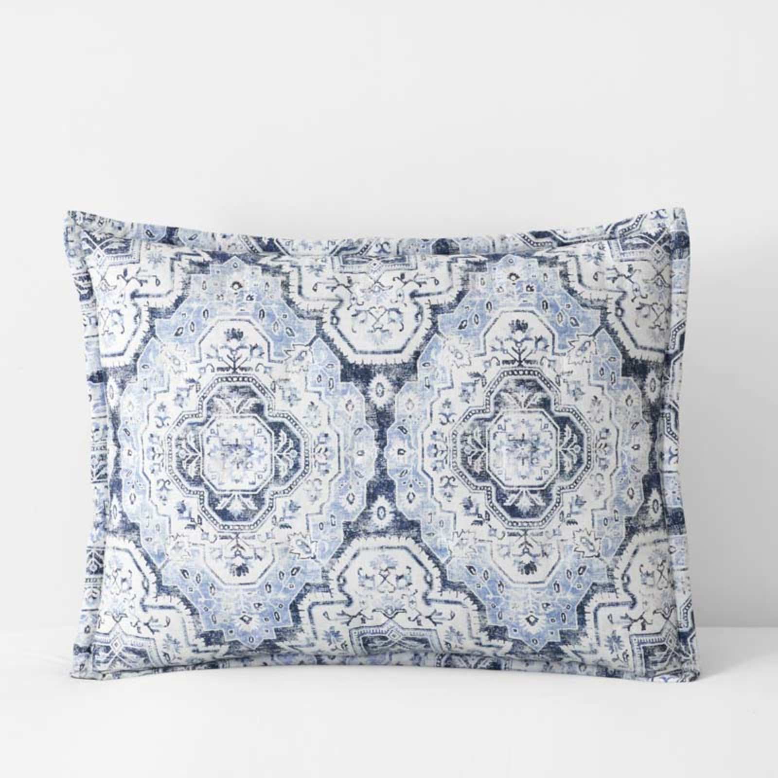 Royal Mirage Reversible Quilted Sham - Blue, Standard... gallery