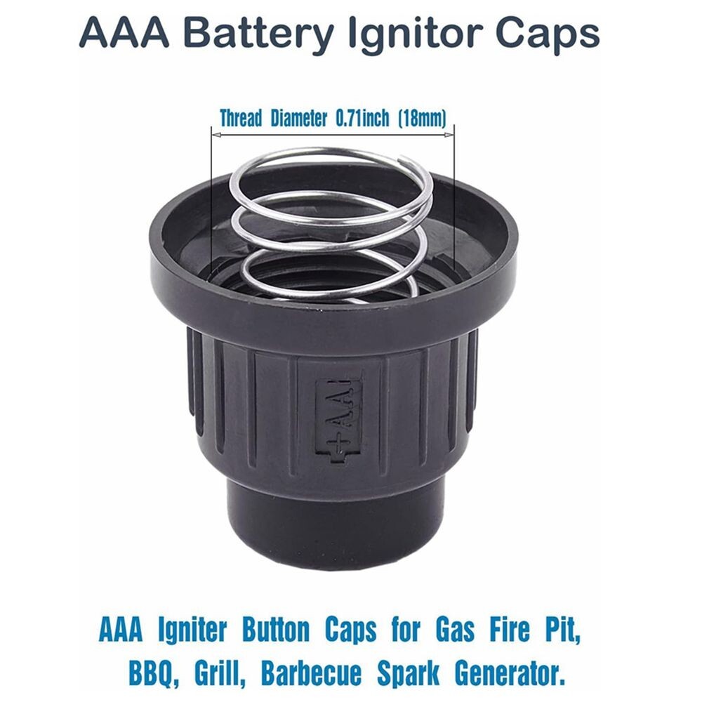 2x AAA Battery Igniter Cap Button for Gas Fire Pit BBQ Grill Barbecue Spark C226 gallery