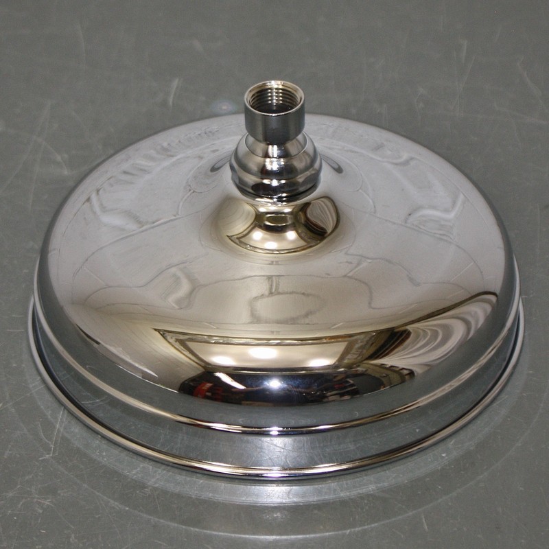 Trident Fixed Showerhead 48LX52, 1/2" PF, 8" OD, 1.8 GPM, Wall Mount, Chrome gallery