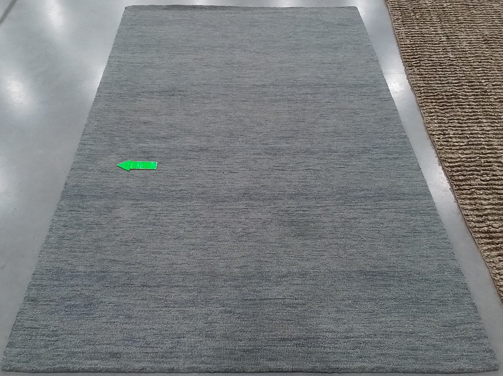 BLUE 5'-0" x 8'-0" Stained Rug, Reduced Price 1172801267 MET152M-5 gallery