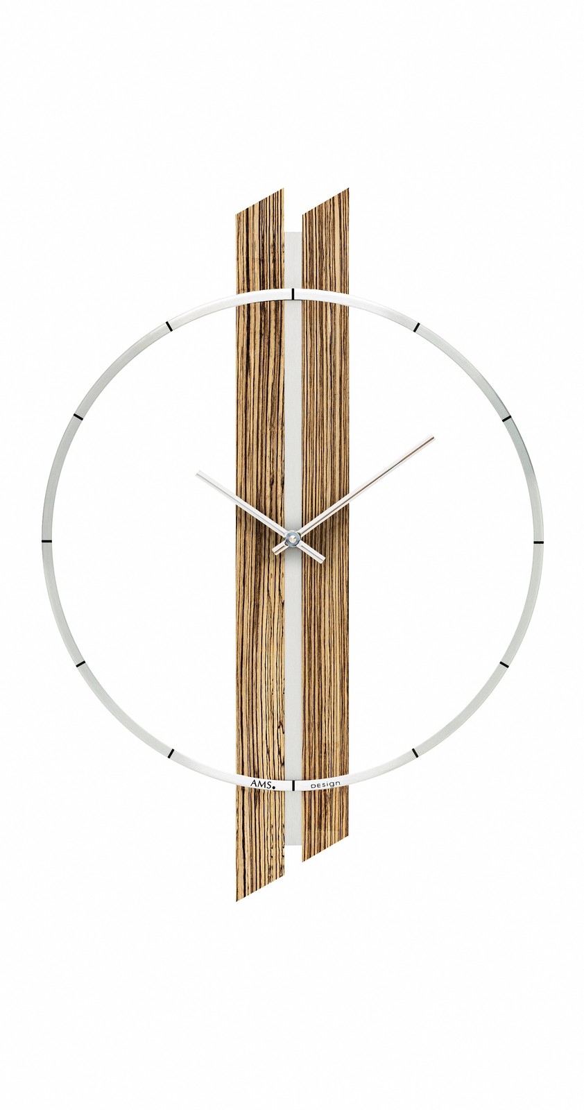 Modern Wall Clock with Quartz Movement by AMS gallery