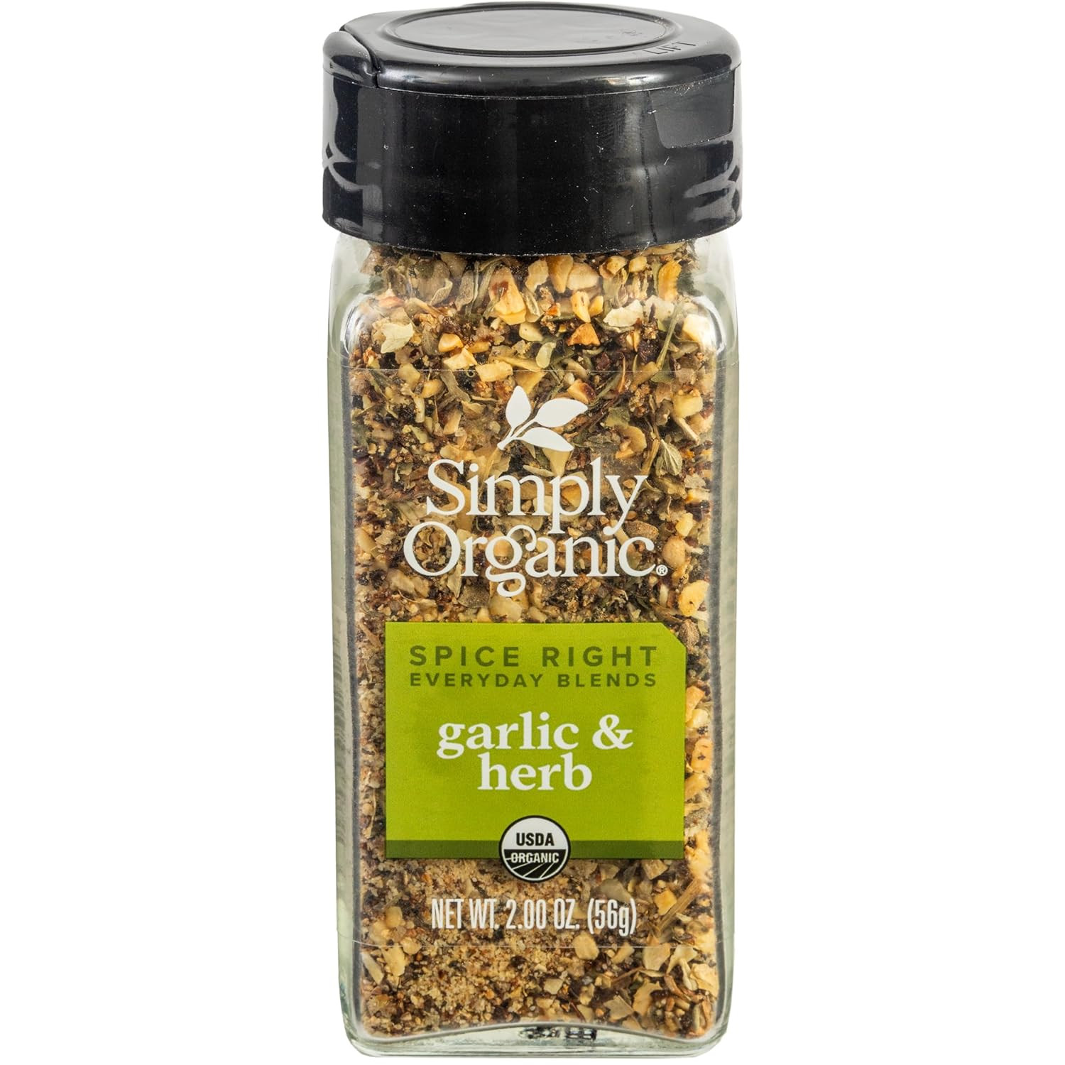 Simply Organic Spice Right Everyday Seasoning Blends, Garlic & Herb, 2 Ounce gallery